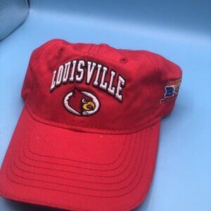 University Of Louisville Cardinals Hat Red Adjustable Beef O Brady’s Bowl UOFL